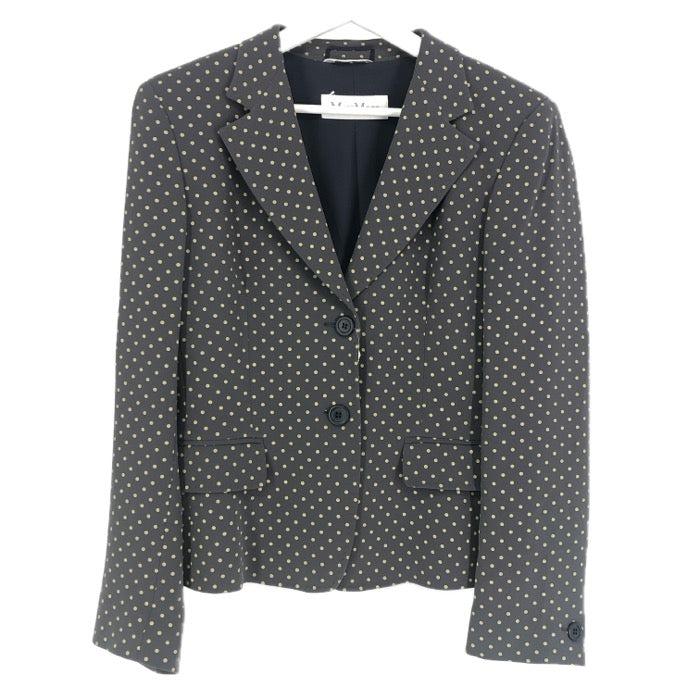 マックスマーラ MAX MARA マックスマーラ 肩パッド入 総裏 テーラードジャケット