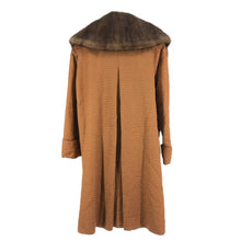 画像をギャラリービューアに読み込む, Christian Dior クリスチャンディオール ロング ファー付き ステンカラーコート ウール テラコッタ【中古】 レディース