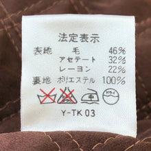 画像をギャラリービューアに読み込む, Christian Dior クリスチャンディオール ロング ファー付き ステンカラーコート ウール テラコッタ【中古】 レディース