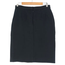 画像をギャラリービューアに読み込む, FENDI フェンディ ひざ丈 ラップ カラーブロック スカート コットン モノトーン【中古】 レディース