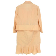画像をギャラリービューアに読み込む, Salvatore Ferragamo サルヴァトーレフェラガモ スカートスーツ セットアップ ウール/麻・リネン ベージュ系【中古】 レディース