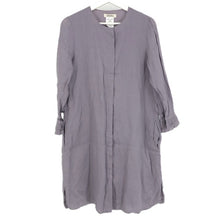이미지를 갤러리 뷰어에 로드 , 'S Max Mara エス マックスマーラ フロントボタン 羽織 シャツ ワンピース 麻・リネン ダスティパープル【中古】 レディース