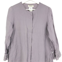 이미지를 갤러리 뷰어에 로드 , 'S Max Mara エス マックスマーラ フロントボタン 羽織 シャツ ワンピース 麻・リネン ダスティパープル【中古】 レディース