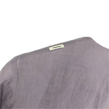 이미지를 갤러리 뷰어에 로드 , 'S Max Mara エス マックスマーラ フロントボタン 羽織 シャツ ワンピース 麻・リネン ダスティパープル【中古】 レディース