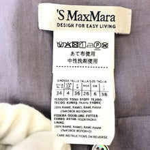 이미지를 갤러리 뷰어에 로드 , 'S Max Mara エス マックスマーラ フロントボタン 羽織 シャツ ワンピース 麻・リネン ダスティパープル【中古】 レディース