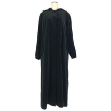 画像をギャラリービューアに読み込む, Burberrys バーバリーズ フード付 ライナー付 ロング ステンカラーコート ベロア/ウール ブラック【中古】 レディース