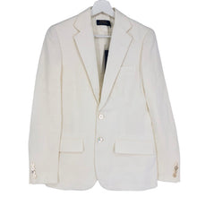 画像をギャラリービューアに読み込む, POLO RALPH LAUREN ポロ・ラルフローレン テーラードジャケット 麻・リネン ホワイト【中古】【新品同様】【美品】 レディース