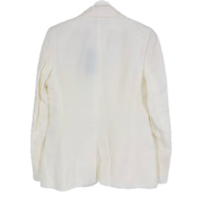 画像をギャラリービューアに読み込む, POLO RALPH LAUREN ポロ・ラルフローレン テーラードジャケット 麻・リネン ホワイト【中古】【新品同様】【美品】 レディース