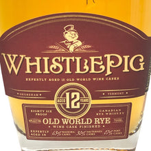 이미지를 갤러리 뷰어에 로드 , WhistlePig ホイッスルピッグ 未開栓 700ml 43度 12年 オールドワールド ライ ウイスキー【中古】 【新品同様】