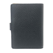 画像をギャラリービューアに読み込む, LOUIS VUITTON ルイ・ヴィトン LV ヴェルティカル ウォレット コンパクト M81561 二つ折り財布/トリヨンレザー ブラック【中古】【新品同様】【美品】レディース