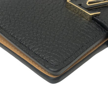 画像をギャラリービューアに読み込む, LOUIS VUITTON ルイ・ヴィトン LV ヴェルティカル ウォレット コンパクト M81561 二つ折り財布/トリヨンレザー ブラック【中古】【新品同様】【美品】レディース