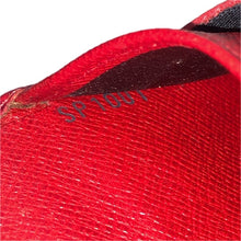 画像をギャラリービューアに読み込む, LOUIS VUITTON ルイ・ヴィトン Wホック ポルト モネ ビエ カルト クレディ M63487 二つ折り財布 エピレザー カスティリアンレッド【中古】 レディース