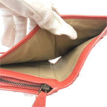 画像をギャラリービューアに読み込む, BOTTEGAVENETA ボッテガヴェネタ イントレチャート 121060 V001N 6502 二つ折り財布 レザー コーラル系【中古】 レディース