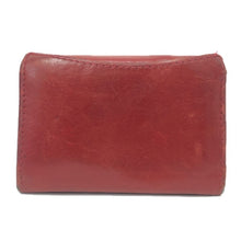 画像をギャラリービューアに読み込む, Chloe クロエ 名刺入れ カードケース レザー レッド【中古】 レディース