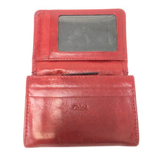 画像をギャラリービューアに読み込む, Chloe クロエ 名刺入れ カードケース レザー レッド【中古】 レディース