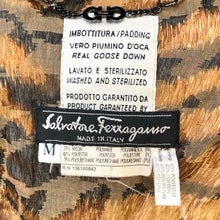 画像をギャラリービューアに読み込む, Salvatore Ferragamo サルヴァトーレフェラガモ 中綿コート ブラック Lサイズ相当【中古】 レディース