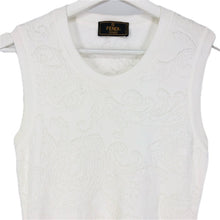 画像をギャラリービューアに読み込む, FENDI フェンディ アンサンブル コットン ホワイト【中古】 レディース