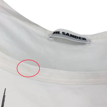 画像をギャラリービューアに読み込む, JIL SANDER ジルサンダー ノースリーブ ストレッチ アシンメトリー 変形 ワンピース コットン ホワイト【中古】 レディース