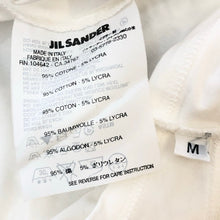 画像をギャラリービューアに読み込む, JIL SANDER ジルサンダー ノースリーブ ストレッチ アシンメトリー 変形 ワンピース コットン ホワイト【中古】 レディース
