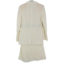 画像をギャラリービューアに読み込む, Agnona アニオナ スカート スーツ 麻・リネン ホワイト L-XL相当【中古】 レディース