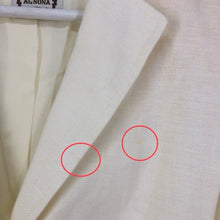 画像をギャラリービューアに読み込む, Agnona アニオナ スカート スーツ 麻・リネン ホワイト L-XL相当【中古】 レディース