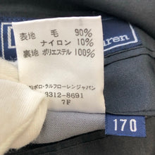 將圖片載入圖庫檢視器 POLO RALPH LAUREN ポロ・ラルフローレン テーラードジャケット ウール ブラック サイズ170【中古】 ボーイズ