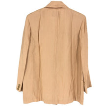 画像をギャラリービューアに読み込む, Herno ヘルノ 背抜き テーラードジャケット レーヨン/ウール ベージュ系 M相当【中古】 レディース
