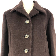 画像をギャラリービューアに読み込む, ASPESI アスペジ チェスターコート ウール ブラウン 4Lサイズ相当【中古】 レディース