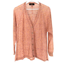 Load image into Gallery viewer, DIESEL ディーゼル オーバーサイズ カーディガン 麻・リネン ピンク系【中古】 レディース