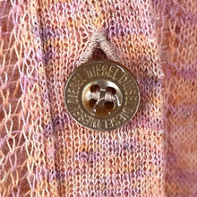 Load image into Gallery viewer, DIESEL ディーゼル オーバーサイズ カーディガン 麻・リネン ピンク系【中古】 レディース