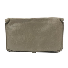 画像をギャラリービューアに読み込む, HERMES エルメス ドゴンGM 長財布 レザー グレー □J刻印【中古】 ユニセックス