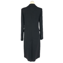 画像をギャラリービューアに読み込む, Salvatore Ferragamo サルヴァトーレフェラガモ チェスターコート ロング カシミヤ ブラック Lサイズ相当【中古】 レディース