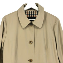 Load image into Gallery viewer, DAKS ダックス ステンカラーコート コットン ベージュ 4Lサイズ相当【中古】 レディース