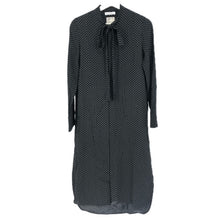 將圖片載入圖庫檢視器 Madison Blue マディソンブルー martinique別注 ボウタイシャツワンピース レーヨン ブラック XSサイズ【中古】 レディース
