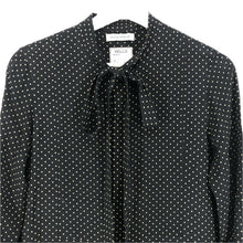 將圖片載入圖庫檢視器 Madison Blue マディソンブルー martinique別注 ボウタイシャツワンピース レーヨン ブラック XSサイズ【中古】 レディース