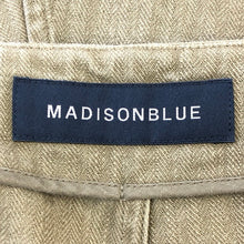 將圖片載入圖庫檢視器 Madison Blue マディソンブルー PANEL FLARE SK HERRINGBONE パネルフレアスカート ロング コットン カーキ Mサイズ相当【中古】 レディース