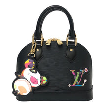 画像をギャラリービューアに読み込む, LOUIS VUITTON ルイ・ヴィトン 2way ショルダーバッグ LV × TM アルマBB 村上隆コラボ M13670 ハンドバッグ エピレザー ノワール【中古】【新品同様】【美品】 レディース