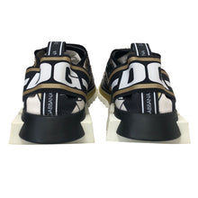 画像をギャラリービューアに読み込む, DOLCE&GABBANA ドルチェアンドガッバーナ ミレニアルズ スター スリッポン ソレント スニーカー ラインストーン ブラック ホワイト 26cm相当【中古】【新品同様】 【美品】メンズ