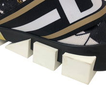 画像をギャラリービューアに読み込む, DOLCE&GABBANA ドルチェアンドガッバーナ ミレニアルズ スター スリッポン ソレント スニーカー ラインストーン ブラック ホワイト 26cm相当【中古】【新品同様】 【美品】メンズ