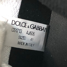 画像をギャラリービューアに読み込む, DOLCE&GABBANA ドルチェアンドガッバーナ ミレニアルズ スター スリッポン ソレント スニーカー ラインストーン ブラック ホワイト 26cm相当【中古】【新品同様】 【美品】メンズ