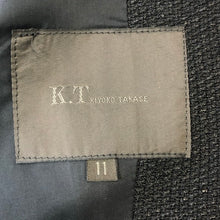 画像をギャラリービューアに読み込む, KT KIYOKO TAKASE ケーティー キヨコタカセ テーラードジャケット ウール ブラック Lサイズ相当【中古】 レディース