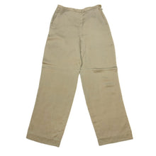 画像をギャラリービューアに読み込む, GIORGIO ARMANI ジョルジオアルマーニ ワイド パンツ 麻・リネン ベージュ Lサイズ相当【中古】 レディース