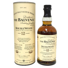 画像をギャラリービューアに読み込む, Balvenie バルヴェニー 未開栓 700ml 40度 シングル モルト スコッチ 12年 ダブルウッド ウイスキー【中古】 【新品同様】
