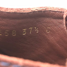 画像をギャラリービューアに読み込む, CHANEL シャネル ココマーク チェーン レースアップ ウェッジソール ショートブーツ スエード バーガンディ 37.5(24-24.5cm相当)【中古】レディース