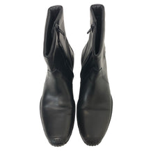画像をギャラリービューアに読み込む, Christian Dior クリスチャンディオール サイドジップ ロゴ ショートブーツ レザー ブラック 24.5cm相当【中古】【新品同様】【美品】 レディース
