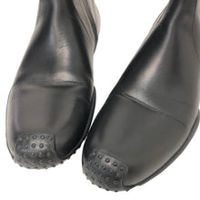 画像をギャラリービューアに読み込む, Christian Dior クリスチャンディオール サイドジップ ロゴ ショートブーツ レザー ブラック 24.5cm相当【中古】【新品同様】【美品】 レディース