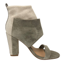画像をギャラリービューアに読み込む, Belle by Sigerson Morrison ベル バイ シガーソン モリソン バイカラー ブーツサンダル グレー ベージュ 23.5-24cm相当【中古】【新品同様】【美品】 レディース