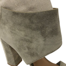 画像をギャラリービューアに読み込む, Belle by Sigerson Morrison ベル バイ シガーソン モリソン バイカラー ブーツサンダル グレー ベージュ 23.5-24cm相当【中古】【新品同様】【美品】 レディース