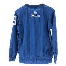 將圖片載入圖庫檢視器 PEARLY GATES パーリーゲイツ スニードジャケット クルーネックプルオーバー ゴルフウェア ナイロン ブルー Sサイズ相当【中古】 レディース