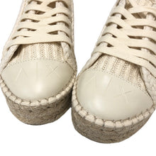 画像をギャラリービューアに読み込む, ARMANI EXCHANGE アルマーニエクスチェンジ エスパドリーユ XDC006 スニーカー ベージュ 23.5cm相当【中古】 レディース